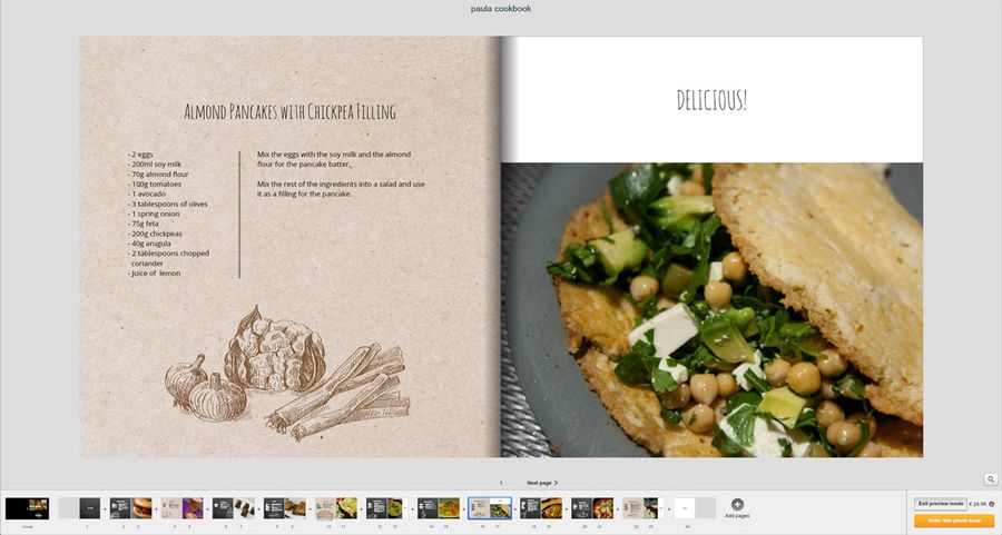 Recipe book ideas photobook homey