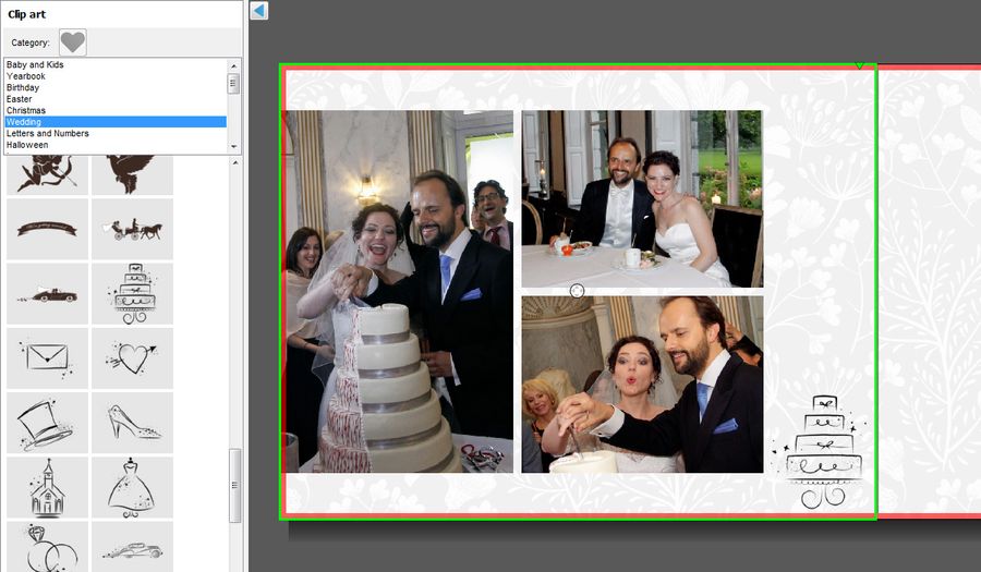 Wedding album ideas clipart