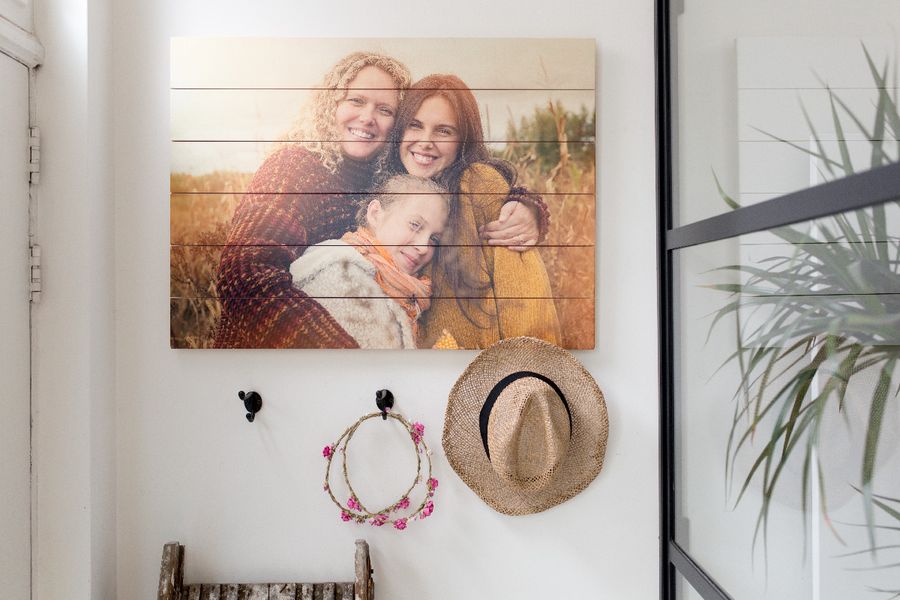 hygge interiors tips wood wall art