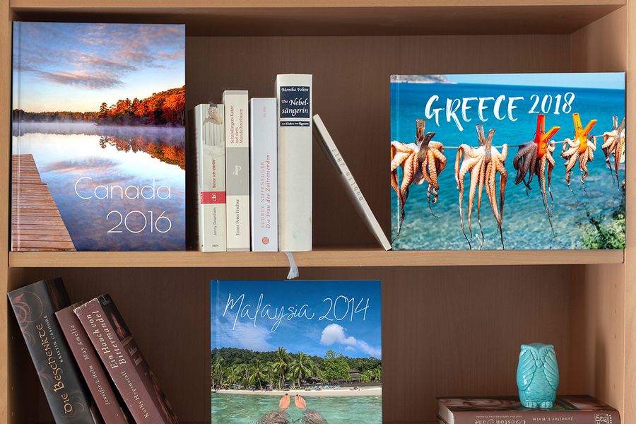 creative-ways-display-photo-books-book-wall