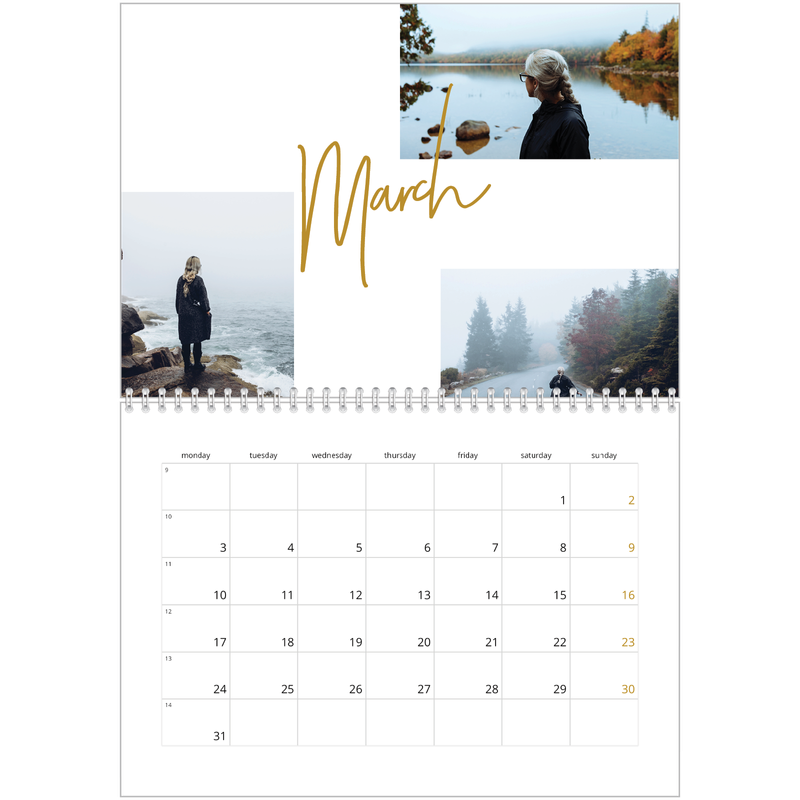 Understated Glamour | Calendar A4-double
