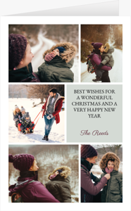 Soft touch matte finish Personalised Christmas Cards 2020 » Now 50% Off! | BonusPrint