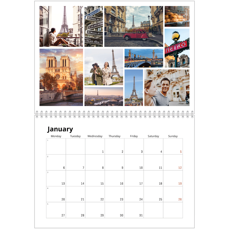 Framework Calendar A4double